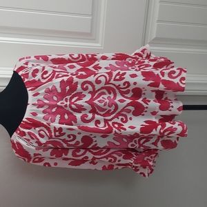 INC Fuschia & White Blouse NEW